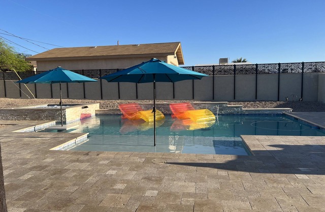 Beautiful home with SPARKLING pool & spa! Miles and miles of off roading.