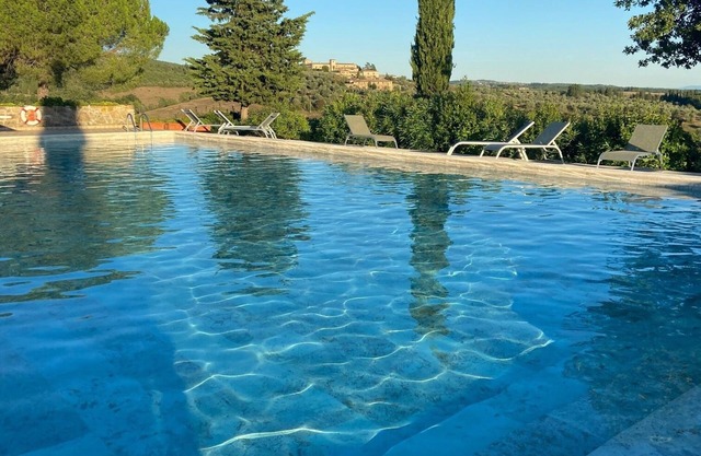 Beautiful house on Chianti hilltop with exceptional views.