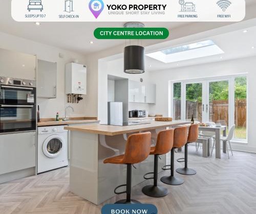 Beautiful House - Sleeps up to 7 - Free Parking, Fast Wifi and Smart TV by Yoko Property