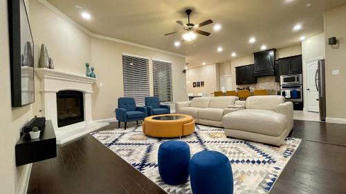 Beautiful interiors lakeside recreation center easy access Traeger grill