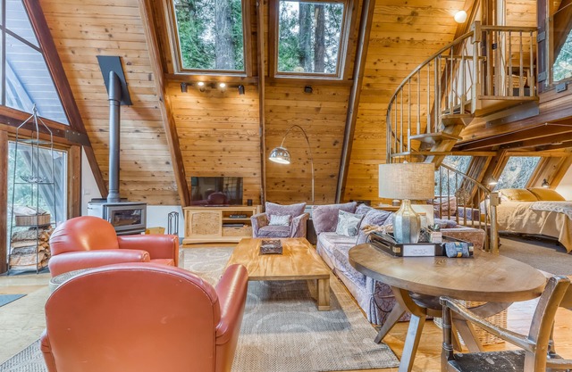 Beautiful, Japanese-Inspired A-Frame Home w/Lush Gardens & Private Hot Tub