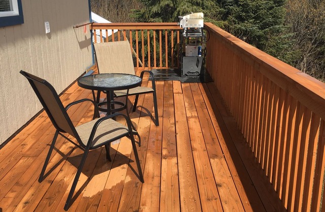 Beautiful Little One Bedroom Cabin 7 miles from the Halibut Fishing Capitol!