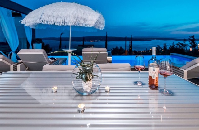 Beautiful modern and luxurious villa with an enchanting view of the sea