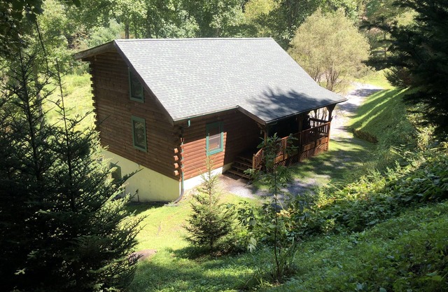 Beautiful Moody Log Cabin/Mountain Chalet in Blue Ridge Mountains & Hot Tub