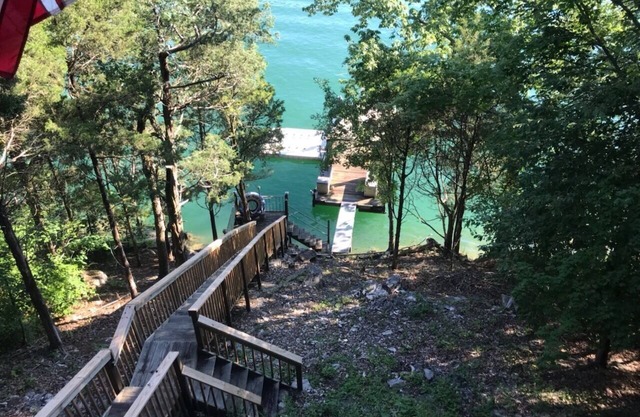 Beautiful Norris Lake Front A-Frame with Private Dock in Speedwell, Tn .
