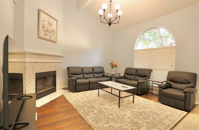 Beautiful spacious home with heated spa and heated pool