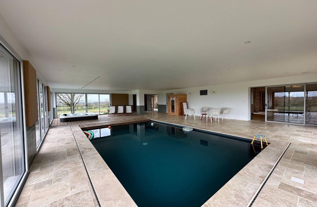 Beautiful villa with indoor pool