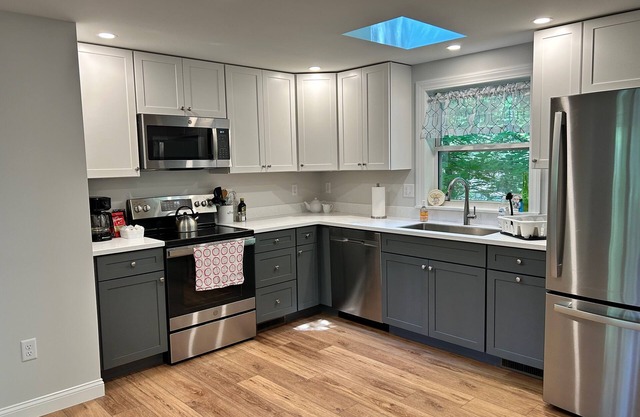 Beautiful waterfront home on Lake Sokokis. Enjoy private dock, kayaks, and canoe