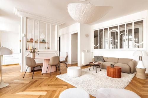 Beige Hospitalité - Apothéose Luxueux- 3 chambres - parking privé