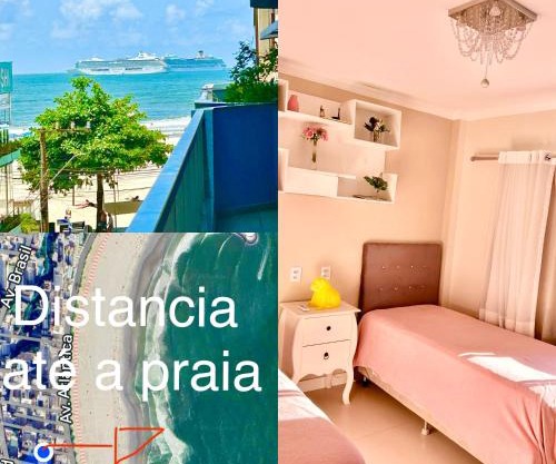 Beira da praia, Quarto para até 2 pessoas, econômico, básico e confortável