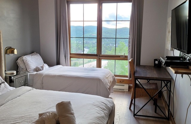 Best ski-in/out, Fully Renovated, Infinity Pool, Hot-Tub, 2 Car Heated Parking