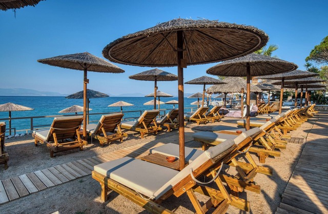 Black and White Boho Resort