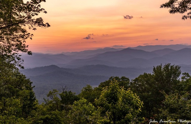 Blue Ridge SUNSET VIEW in Brevard! Nestled high on 12 peaceful acres of nature!