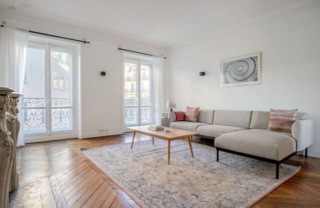 Blueground | Champs Elysées, balcony & a/c