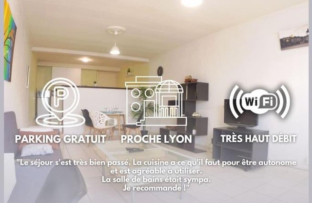 bnbgônes -LE RILLARD- Rillieux - Proche Lyon - WIFI