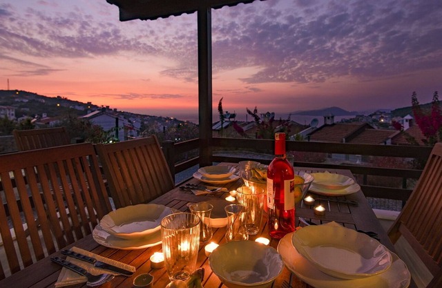 Bodrum sea view villa with access to private beach