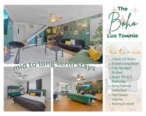 Boho Lux Theme 3BR 3BA Near Truist Park Home of the Braves