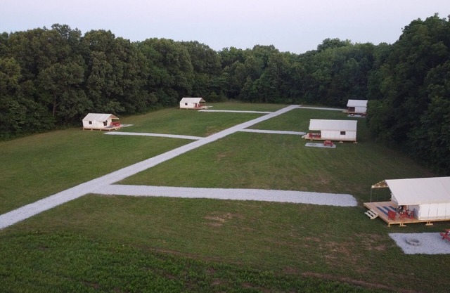 Book All 5 Glamping Units near Roaring River Park