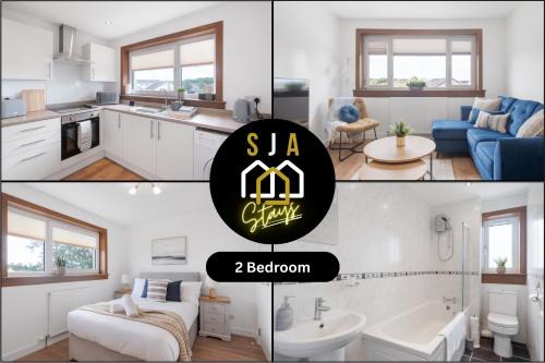 Braehead Stay - SJA Stays - Modern 2 Bed House