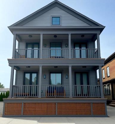 Brand New Construction! 3 Unit5 Bed Property