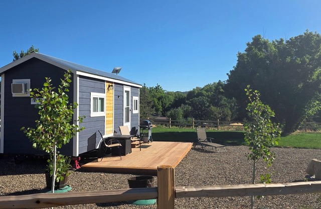 Brand new Cozy 1 bedroom Cabin w/MT View in a quiet and safe neighborhood.