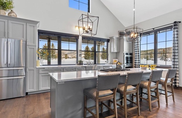 Brand new modern mountain home with bright and spacious interior