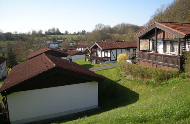 Bungalow 31 on the edge of the forest in the vacation complex RHÖN RESIDENCE with 1 bedroom.