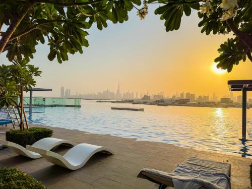 Burj Khalifa view & Creek sea view