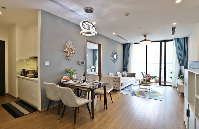 Căn hộ 2 phòng ngủ ấm áp tại vinhomes Skylake