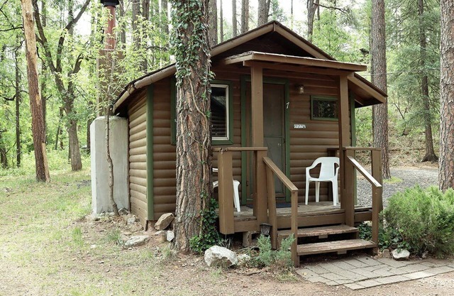 Cabin #7 - Rustic Studio with fireplace