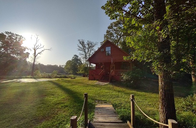 Cabin with Pond, Trails, and Farm Experience