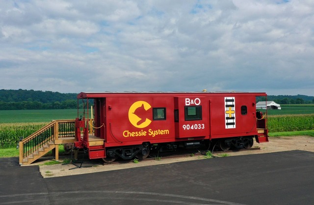 Caboose Tiny Home in Frazier’s Bottom, WV