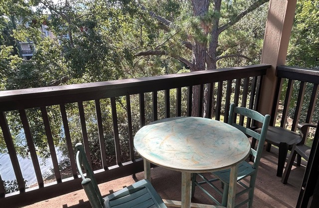 Calming lagoon view 2 BR condo on Hilton Head Island.