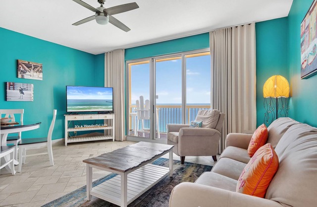 Calypso 2107W - Beachfront, 2 Pools, Walk to Pier Park - Book Now for 2025