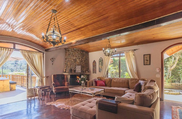 Casa em Campos do Jordão com vista encantadora