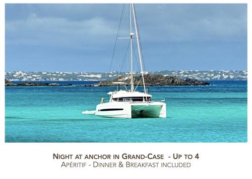 CATAMARAN ZEPHYR NUIT AU MOUILLAGE Diner, nuit et petit-déjeuner inclus