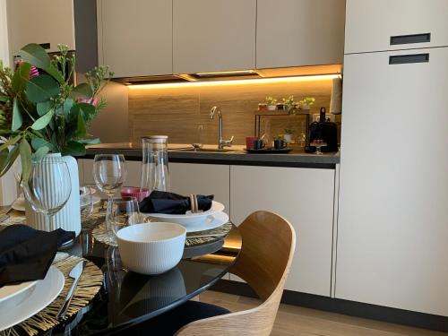 Central suite bilocale in centro con garage