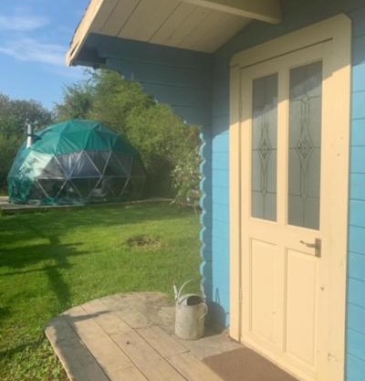 Ceridwen Glamping, double decker bus and Yurts