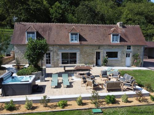 Charmante longère avec spa, tennis privé et wifi en Normandie - FR-1-497-221
