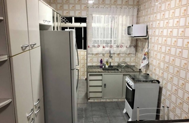 Charming 1-bedroom apartment in enchanting Vila Assuncao Praia Grande with WiFi