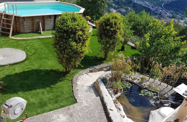 Chalet Drap Cote d'Azur with a magnificent view Nice Antibes Estérel