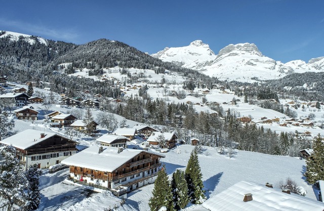 Chalet facing Mont Blanc for 45 people ideal for large groups