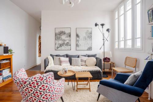 Chambre chez l'habitant - Arty & Élégante - SDB privée