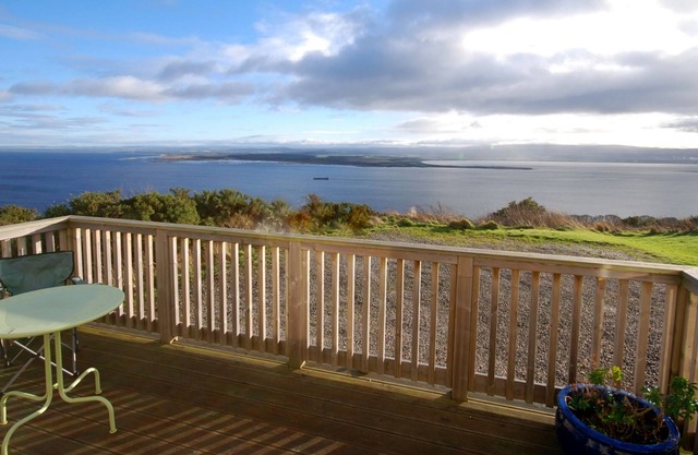 Chanonry cottage on the Black Isle, home of the Moray Firth dolphins