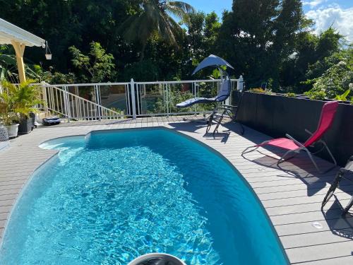 Charmant Bungalow Petit-Canal Le Moule Piscine Terrasse Jardin