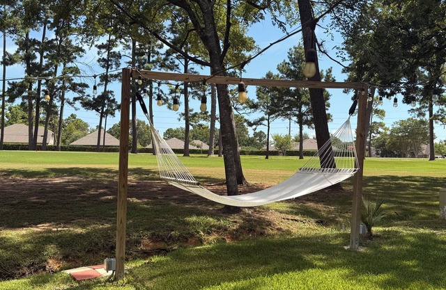 Charming 3-bedroom house in Lake Conroe, community pool and gym.