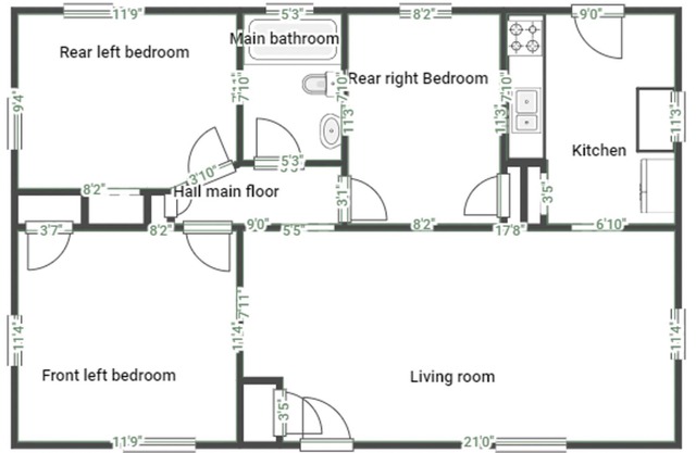 Charming 3-bedroom house with WiFi and AC in Richmond