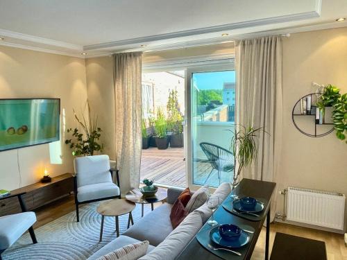 Charming central penthouse with big terrace