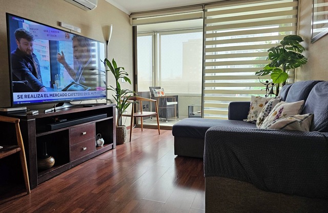 Chic apartment in brilliant Santiago de Chile, Ñuñoa, with AC, WiFi