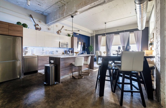 Chic Downtown Industrial loft